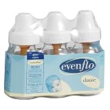 EvenfloClassicGlassBottle4oz,3-Pack