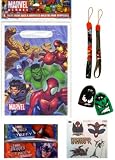 8 Marvel Super Hero Goodie Bags with 42 Marvel Party Favors & Candy