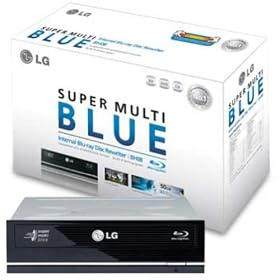 LG Electronics BH08LS20 8x Internal Blu-Ray Disc Rewriter with LightScribe and SATA Interface Retail