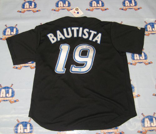 JOSE BAUTISTA Toronto Blue Jays Signed Baseball Jersey