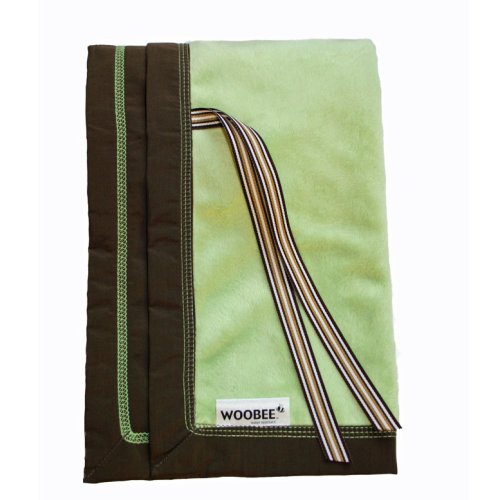 WooBee All Weather Blanket- Pistachio/Chocolate