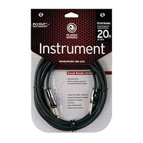Planet Waves 20' Circuit Breaker 1/4 Instrument Cable