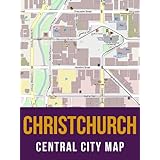Christchurch, New Zealand Central City Street Map
