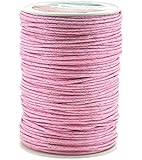 Mandala Crafts&reg; 2mm Cotton Waxed Cord for Beading and Macrame Supplies, 100 Meters