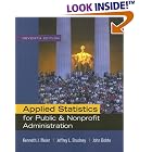 Applied Statistics for Public and Nonprofit Administration by Kenneth J. Meier, Jeffrey L. Brudney, and John Bohte
