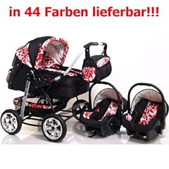 ADBOR Zwillingswagen Ring Duo + 2 Babyschalen in 44 Farben lieferbar!!!