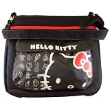 Hello Kitty Ladies Hobo Canvas Messenger Bag Black