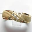 14K Yellow Gold Diamond Man's Ring