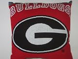 GEORGIA BULLDOGS Soft Knit Team Logo Throw Pillow 18 x 18 x 6