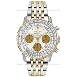 Breitling Navitimer Two Tone Silver Chronograph Dial Mens Watch D2332212 G534 by Breitling
