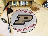 Purdue University Boilermakers Baseballl Floor Rug Mat