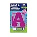 ArtSkills Jumbo Foil Poster Letters, 1-Glue Stick, Assorted, Metallic Pink and Silver, 52-Count (PA-2052)