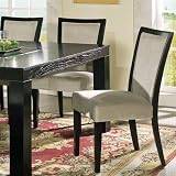 Movado Parsons Chair in Multi-Step Merlot [Set of 2]