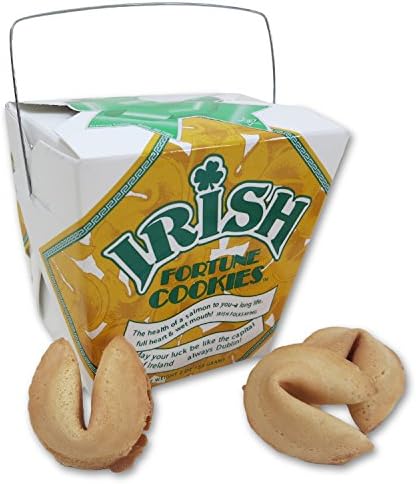 Irish Saint Patricks Day Fortune Cookies Filled With Irish Proverbs Gift Box