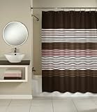 Spa Stripe Fabric Shower Curtain - 72 W x 72 L
