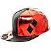 Batman Harley Quinn PU Suit Up Snapback with Applique Diamonds Black/Red