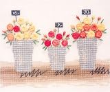 クロスステッチキット「青木和子さんのバラのバスケット～Three Bouquets～」(BK013)