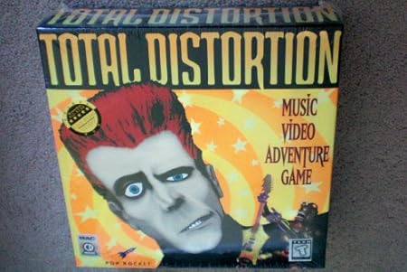 Total Distortion Music Video Adventure Game -- MAC CD ROM -- as shown