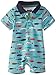 Mud Pie Baby Boys' Fish Polo One Piece