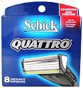 Schick Quattro Refills - 8 Cartridges