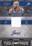 2009-2010 NBA Absolute Memorabila Tools of the Trade Blue Authentic Jersey Insert #d/100: Carlos Boozer #TOTT-5