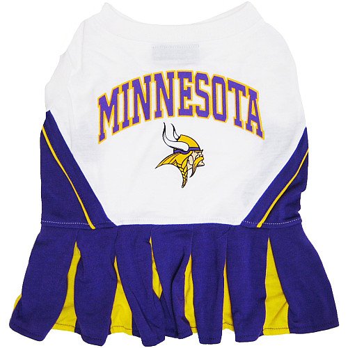 NFL Minnesota Vikings Cheerleader Dog Outfit, Medium