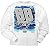 Dale Earnhardt Jr NASCAR #88-Nationwide Flameout Long Sleeve T-Shirt-White