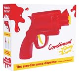 The Novelty Gift Company Pistole für Senf / Ketchup Sauce Dispenser CONDIMENT GUN Ketschuppistole