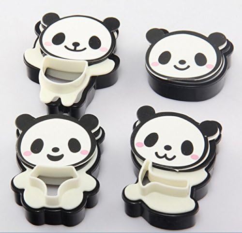 EWIN(R) 3 SET DIY 4PCS Panda Shape Sandwich Bread Cake Pastry Mould Cookie Cutters Hot Sale
