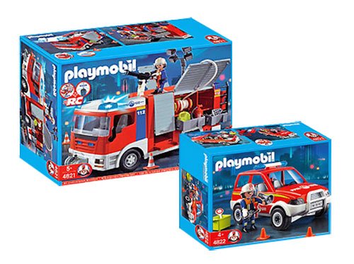 Playmobil® Set + 4821 Feuerwehr-Rüstfahrzeug