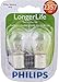 Philips 2357 LongerLife Miniature Bulb, 2 Pack - 2357LLB2