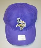 Reebok Minnesota Vikings Purple Distressed Logo Slouch Flex Fit Hat (Large/X-Large)