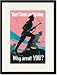 Black Framed/Matted Print 17x23, Your Chums Are Fighting; Why Aren't You?