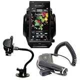 Brand New XYLO ACCESSORIES Car Kit: Windscreen Suction Mount Holder and In Car Charger for the Sony Ericsson SATIO / IDOU