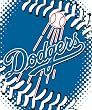 Los Angeles Dodgers Baseball Stitching Raschel Blanket Throw - MLB Baseball Fan Shop Merchandise