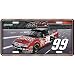#99 Carl Edwards '08 Metal License Plate w/ Car & Number Image
