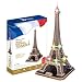 78 X 36 X 39cm Eiffel Tower With Led Light 3 D Puzzles 82 Piece Personalized Gifts RS.5799.00