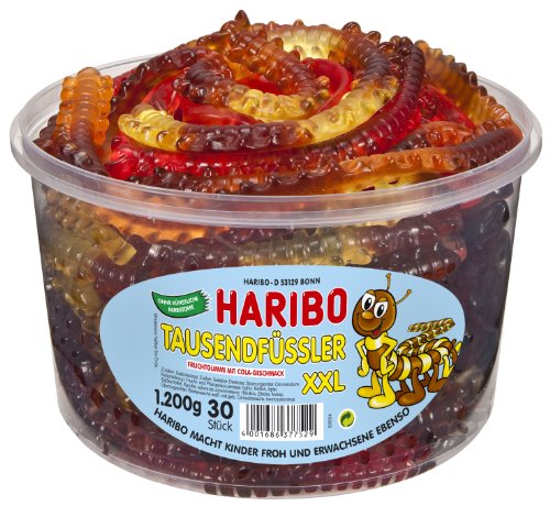 Haribo Tausendfüssler (30 Stück in der Dose)