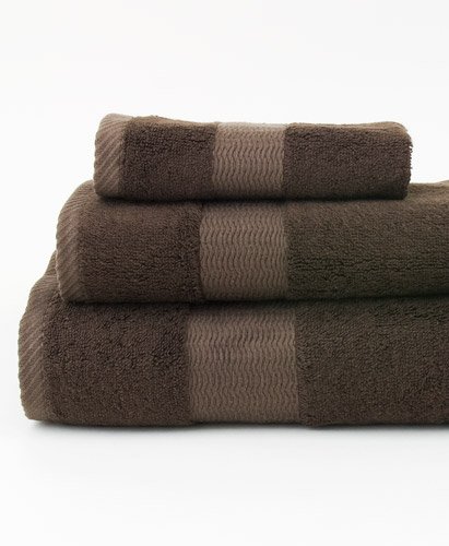 TowelSelections Ultra Soft Towels - 3-Piece Set with Bath Mat, Coffee