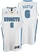 Kenyon Martin Jersey: adidas White Swingman #6 Denver Nuggets Jersey - Small