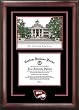 Western Kentucky University Graduate Framed Lithograph w/Diploma Opening in Cherry Wood Frame