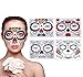 4 Pack Day of the Dead Sugar Skull Face Temporary Tattoo Halloween Makeup Tattoo Stickers for Halloween Masquerade Party(Floral, Red Roses,Black and Floral Skeleton)