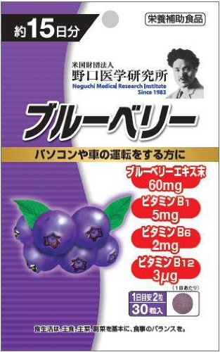 500円野口サプリブルーベリー
