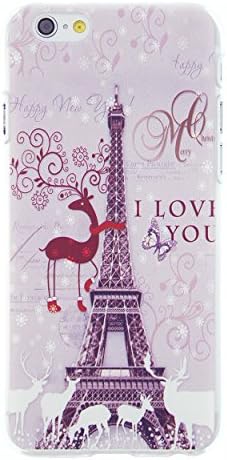 CaseBee® - Christmas Reindeer Eiffel iPhone 6 (4.7) Case (Package includes Screen Protector)