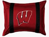 Wisconsin University Badgers Sham - Sidelines Design