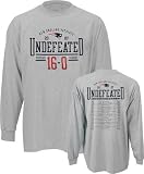 New England Patriots Undefeated 16-0 2007 Season Long Sleeve T-Shirt - XX-Large