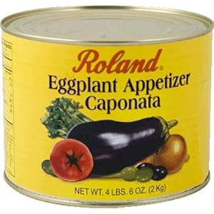 Roland Eggplant Appetizer (Caponata), 70-Ounce Can by Appetizers