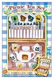 from toyrific (Toyrific) Teddy Bear Picnic Porcelain Tea Set & Hamper (25 Piece)