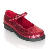 Funtasma by Pleaser Little Kid/Big Kid Mary Jane Casual,Red Glitter,Large (US Little Kid 2-3 M)