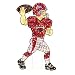 Arkansas Razorbacks Animated Lawn Figure